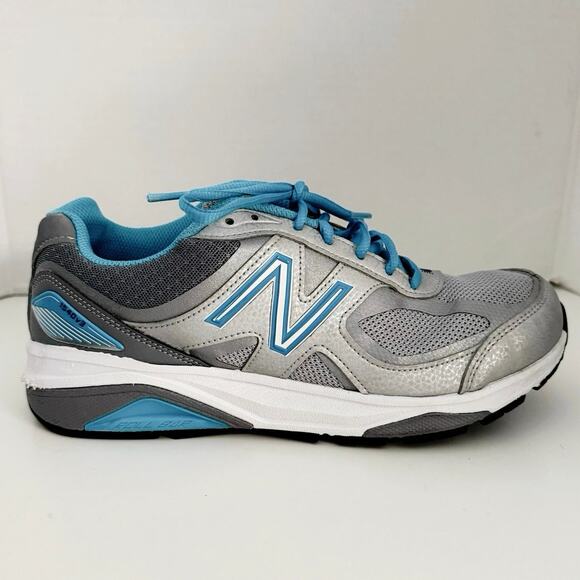 New Balance women’s 8 WIDE 4E 1540 V3 W1540SP3 Gray Blue Running Shoes Sneakers - Picture 1 of 7